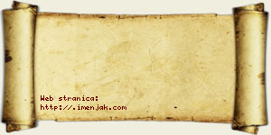 Hana Vermezović vizit kartica